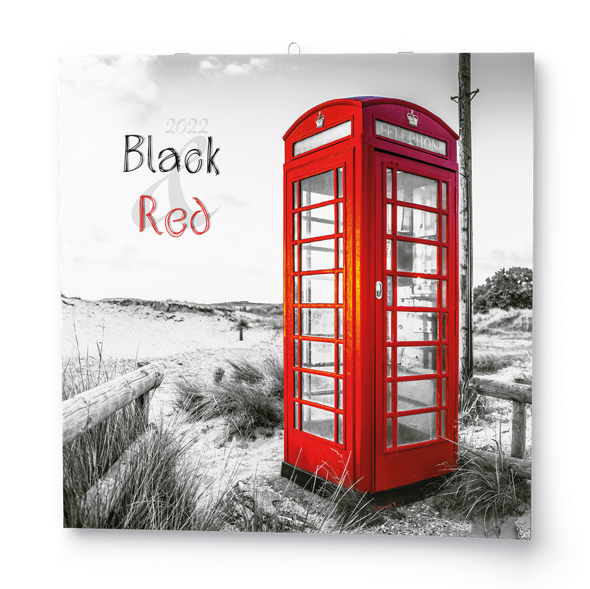 Nástěnný kalendář - Poznámkový - Black & Red