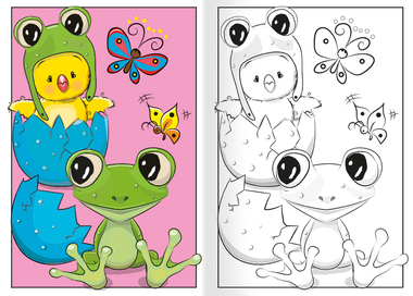 Omalovánka A5 - Plyšová zvířátka