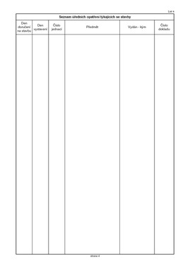 Stavební deník  A4