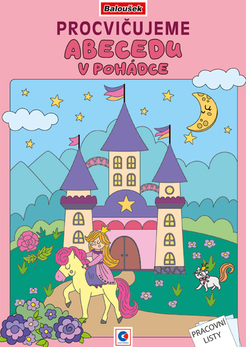 Omalovánka A4 - Procvičujeme abecedu - V pohádce