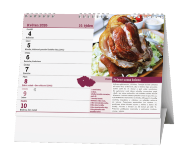 Stolní kalendář - Regionální kuchyně