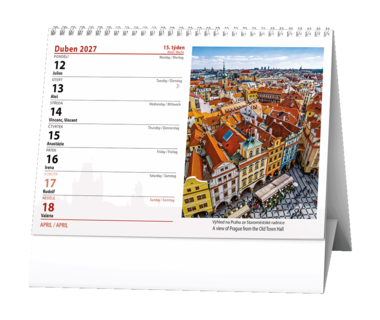Stolní kalendář - Praha