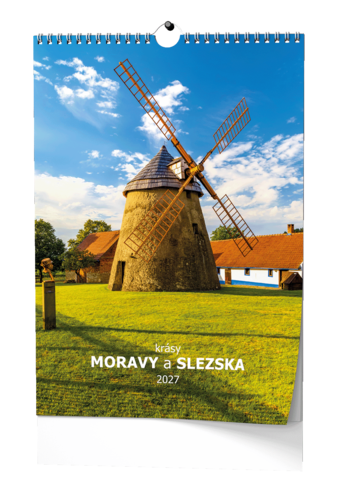 Nástěnný kalendář - Krásy Moravy a Slezska - A3