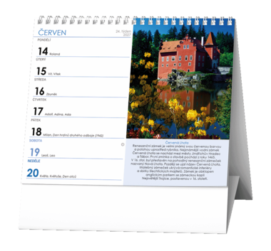 Stolní kalendář - IDEÁL - Hrady a zámky 
