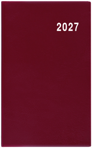 Měsíční diář - Marika - PVC - bordó