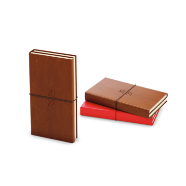 Týdenní diář - Jakub - Dueto - kapesní - diář+blok - červená