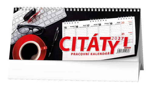 Stolní kalendář - Pracovní kalendář CITÁTY I