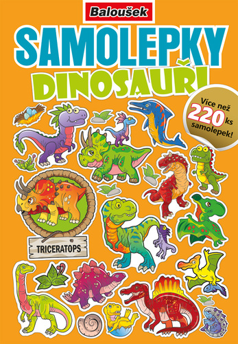 Samolepkový sešit - Dinosauři