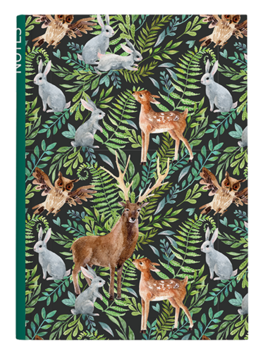 Notes linkovaný - A5 - lamino - Les