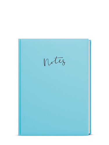 Notes linkovaný - A6 - Lamino Pastel - modrá