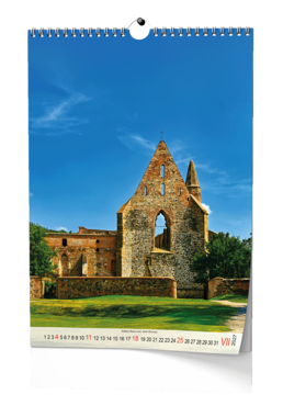 Nástěnný kalendář - Krásy Moravy a Slezska - A3