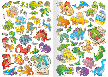 Samolepkový sešit - Dinosauři