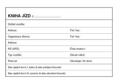 Kniha jízd A6,maxi/fir.a sou.voz.,obou