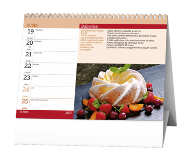 Stolní kalendář - Pečeme!