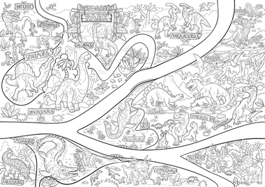 Fakt velká omalovánka - Dinosauři