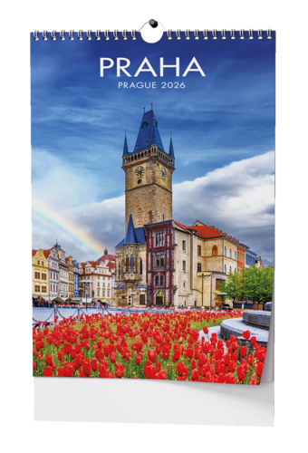 Nástěnný kalendář - Praha - A3 