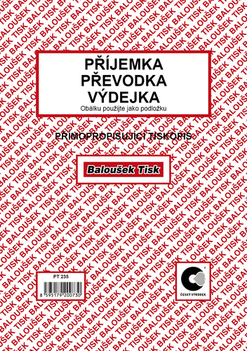 Příjemka - převodka - výdejka A5