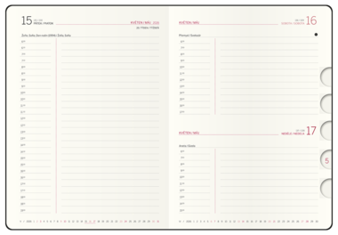 Denní diář - Maxim - B5 - Tyrkysová