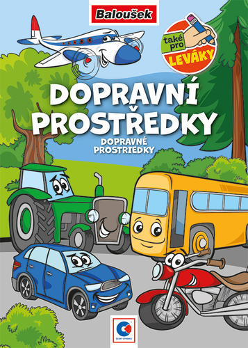 Omalovánka - A5 - Dopravní prostředky