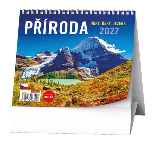 Stolní kalendář - IDEÁL - Příroda, hory, řeky, jezera…