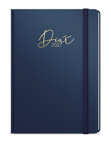 Denní diář - David - Luxi - A5 - modrá