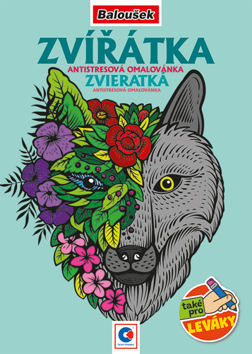 Antistresová omalovánka A5 - Zvířátka