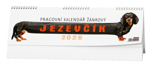 Stolní kalendář - Pracovní kalendář žánrový - Jezevčík