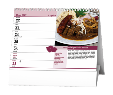 Stolní kalendář - Regionální kuchyně