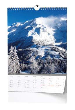 Nástěnný kalendář - Alpy - A3