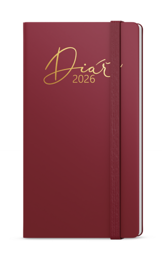 Týdenní diář - Jakub - Luxi - kapesní - bordó