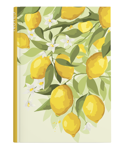 Notes tečky - A5 - lamino - Citrony