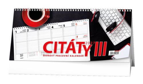 Stolní kalendář - Pracovní kalendář CITÁTY III