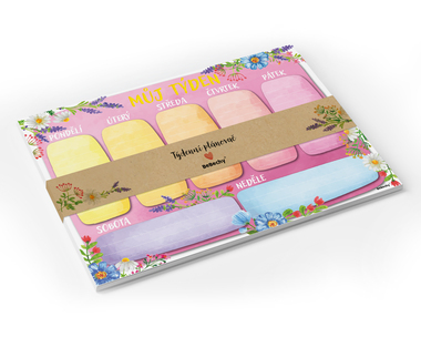 Týdenní plánovač A4 - Barevný