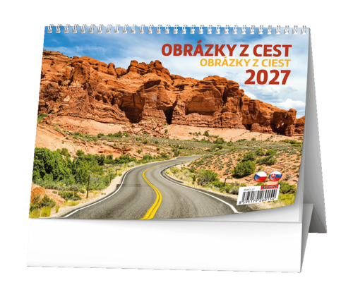 Stolní kalendář - Obrázky z cest