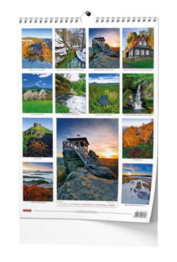 Nástěnný kalendář - České Švýcarsko - A3                     