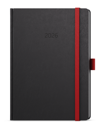 Denní diář - David - Nora - A5 - červená