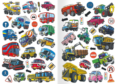 Samolepkový sešit - Doprava