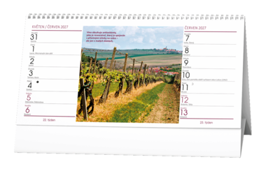 Stolní kalendář - Víno