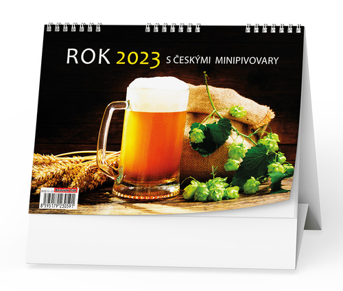 Stolní kalendář - Rok 2023 s českými minipivovary