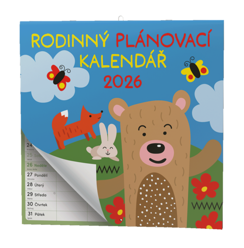 Nástěnný kalendář - Rodinný plánovací kalendář 