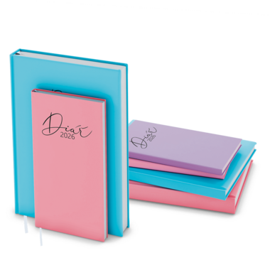 Týdenní diář - Prokop - Pastel - B6 - růžová