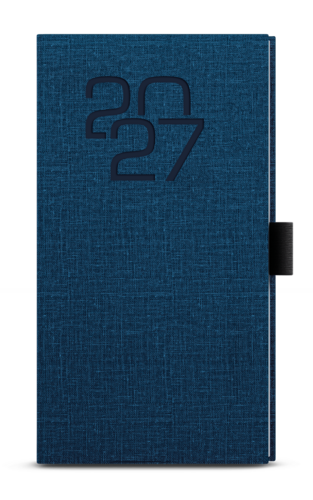 Týdenní diář - Jakub - Fabric - kapesní - modrá