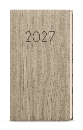 Týdenní diář - Jakub - Wood - kapesní - světle hnědá