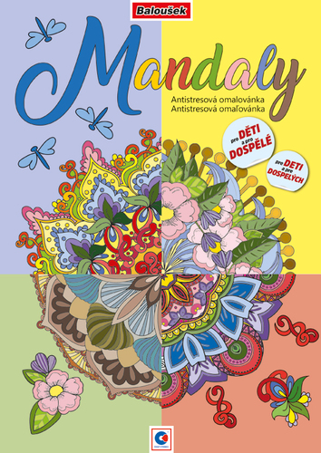 Antistresová omalovánka A4 - Mandaly