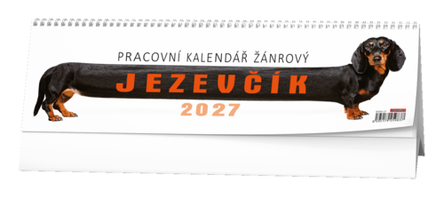 Stolní kalendář - Pracovní kalendář žánrový - Jezevčík