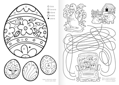 Omalovánka A4 - Hurá do školy