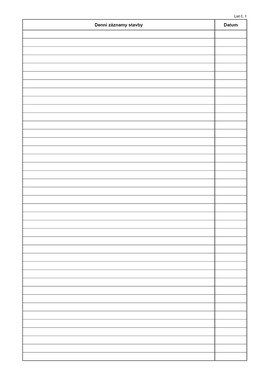 Stavební deník  A4