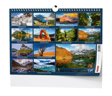 Nástěnný kalendář - Světové národní parky  
