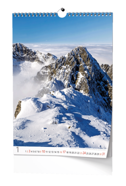 Nástěnný kalendář - Tatry - A3