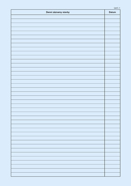 Stavební deník  A4